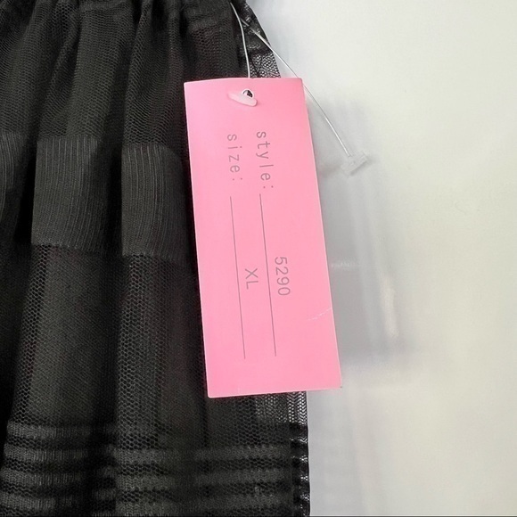 NEW Metro Wear Party Skirt Black Women’s Skirt Size XL - Picture 7 of 10